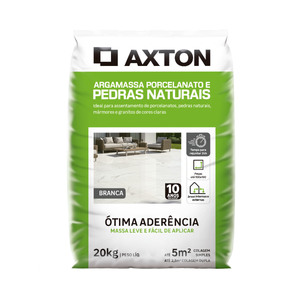 Foto de Argamassa Colante Porcelanato e Pedras Naturais 20kg Branca